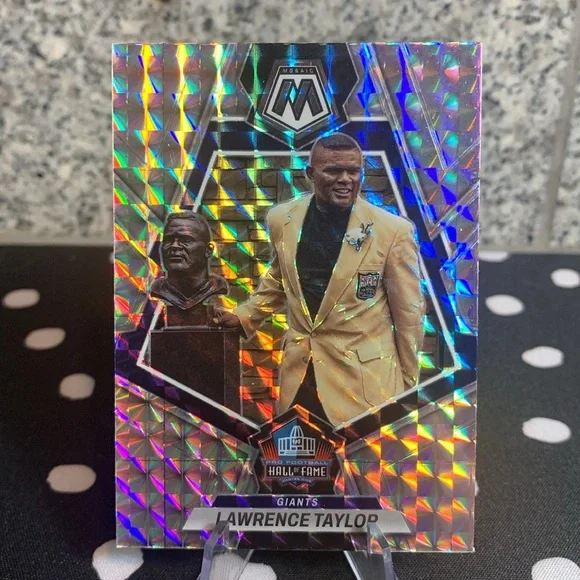 Lawrence Taylor & Herman Moore Panini Prizm Lions Giants HOF All Stars!! - Picture 4 of 6